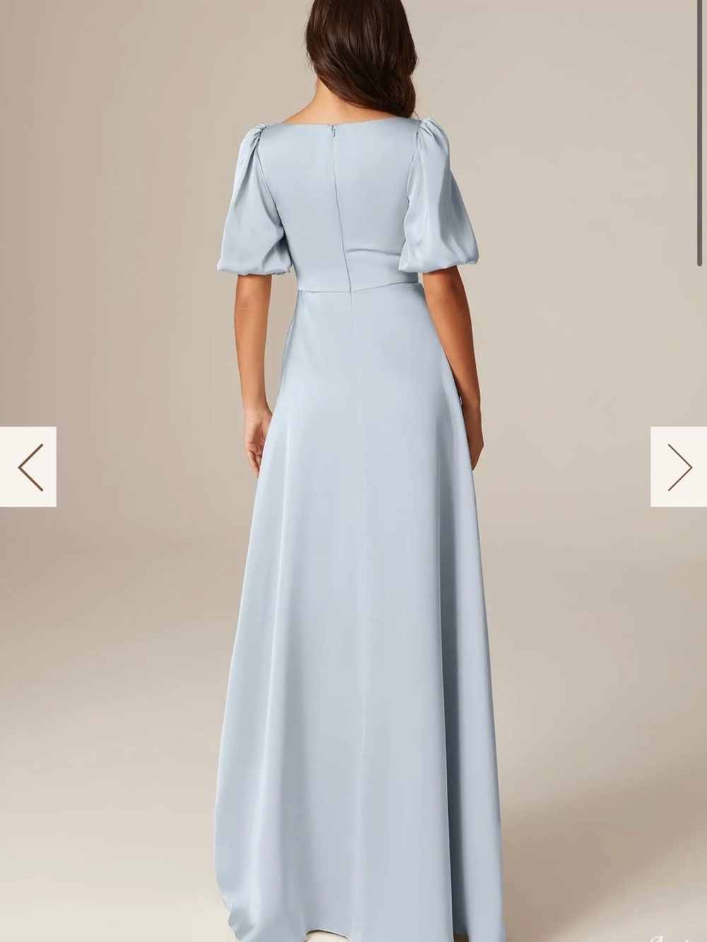 AW Bridal Etta Dress Blue - Picture 2 of 6